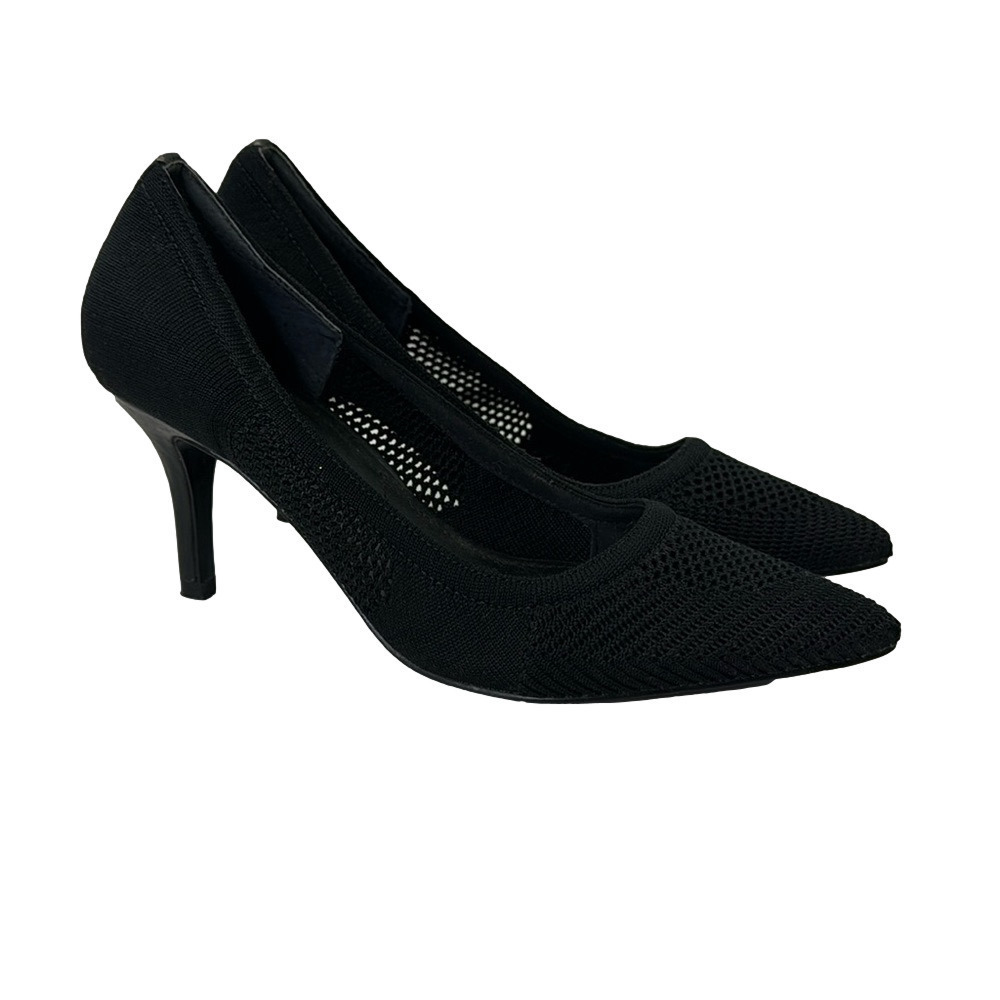Charles by Charles David Women's Black  "Crochet" Heel Pump